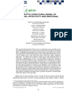 A Meta Analytic Structural Model of Dispositonal Affectivity and Emotional Labor