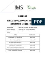 Field Development Project Report 1 Gaspol