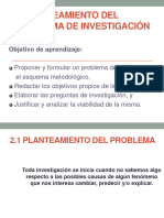 Planteamiento Del Problema de Investigación