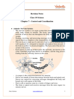 Cbse Class 10 Science Notes Chapter 7 Control and Coordination