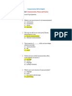 Communication Theory and Practice