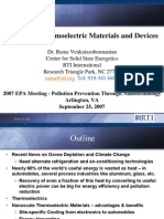 Nanoscale Thermoelectric Materials and Devices