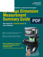 2D Image Dimension Measurement Summary Guide: "Complete Needs"