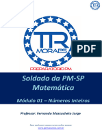 Operações, Sinais - MATEMATICA PM