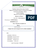 L'impact Du Coût de Transport Sur Les Systèmes Logistiques