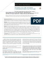 Endoscopic Sleeve Gastroplasty As An Early Tool Against Obesity: A Multicenter International Study On An Overweight Population