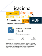 Aplicaciomes para Crear Algoritmos y Diagramas de Flujo (Moviles y PC)