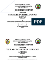 Mencion de Honor Grado 11 de Ultima Hora