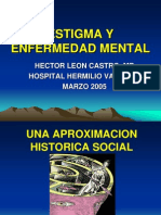 Estigma y Enfermedad Mental - Dr. Leon