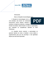 Situação de Aprendizagem 01 - HIGIENE OCUPACIONAL