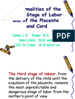 Ob - Abnormalities of The Third Stage of Labor and