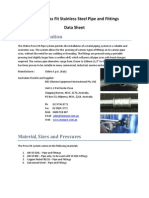 Chibro Press Fit Piping Data Sheet