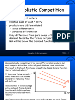 Monopolistic and Oligopoly Markets