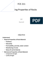 Lecture 1 - Engineering Properties of Rocks