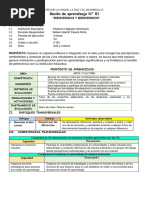 Sesión de Aprendizaje 01-3°