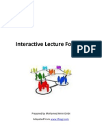 Interactive Lecture Strategies