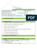 Plano Tematico de Planificação e Analise Curricular 2020