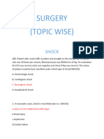 Surgery Topic - Wise Question