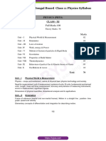 West Bengal Board Class 11 Physics Syllabus