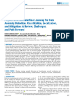 Physics Informed Machine Learning For Data Anomaly Detection, Classification1