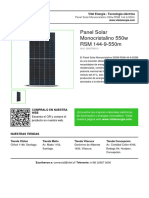 Panel Solar Monocristalino 550w RSM 144-9-550m