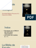 La Biblia de Estudio Teológico