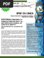 Ipafen Linea IOctubre 2021