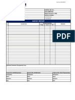 Form No. DI-QAC-003-0