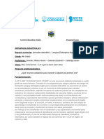 SECUENCIA DIDÁCTICA - 4to GRADO PANAMERICANA