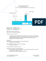 Lecture Packet #3: Hydraulic Head and Fluid Potential