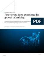 Five Ways To Drive Experience Led Growth in Banking