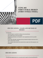 CENG 403 STRUCTURAL DESIGN (Structural STEEL) 000