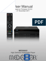 User Manual: Based On Firmware V2.0.0 21 November 2011