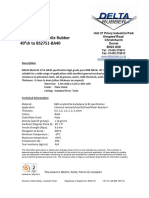 Specification Nitrile Rubber Sheet BS2751