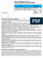 Hoja de Trabajo 02-III Unidad-4to - Relaciones Saludables Vs Relaciones Toxicas