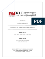 Labour Law - 2 Industrial Visit