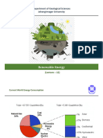GS501 Lecture-12 Renewable Energy