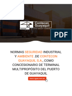 SIA P 029 Normas de Seguridad Industrial y Ambiente de Contecon Guayaquil