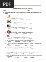 3rd Periodical Test Esp 2