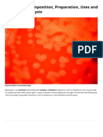 Blood Agar - Composition, Preparation, Uses and Types of Hemolysis