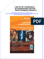 Ebook Module 03 For B1 Certification Electrical Fundamentals Aircraft Technical Book Company January 1 Online PDF All Chapter