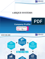 Ubique Systems - Company Profile