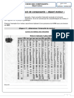 TD - Choix Des Composants Depart Moteur