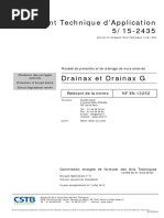 DTA - DRAINAX-et-DRAINAX-G - Procédé de Protection Et de Drainage de Murs Enterrés NEPE