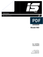 Manual - InterSystems Mechanical Divider (MD)