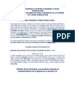 El Arrebatamiento y Quienes Pasarán La Gran Tribulación