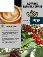 Advance Barista Video Course Book