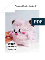 Amigurumi Pokemon Clefairy Receita de PDF Gratis