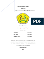 Makalah Evaluasi Pembelajaran Fix