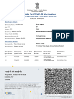 Covishield Certificate